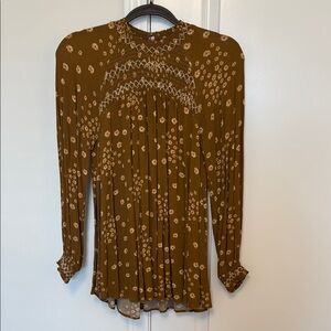 Floral Brown Women's Top